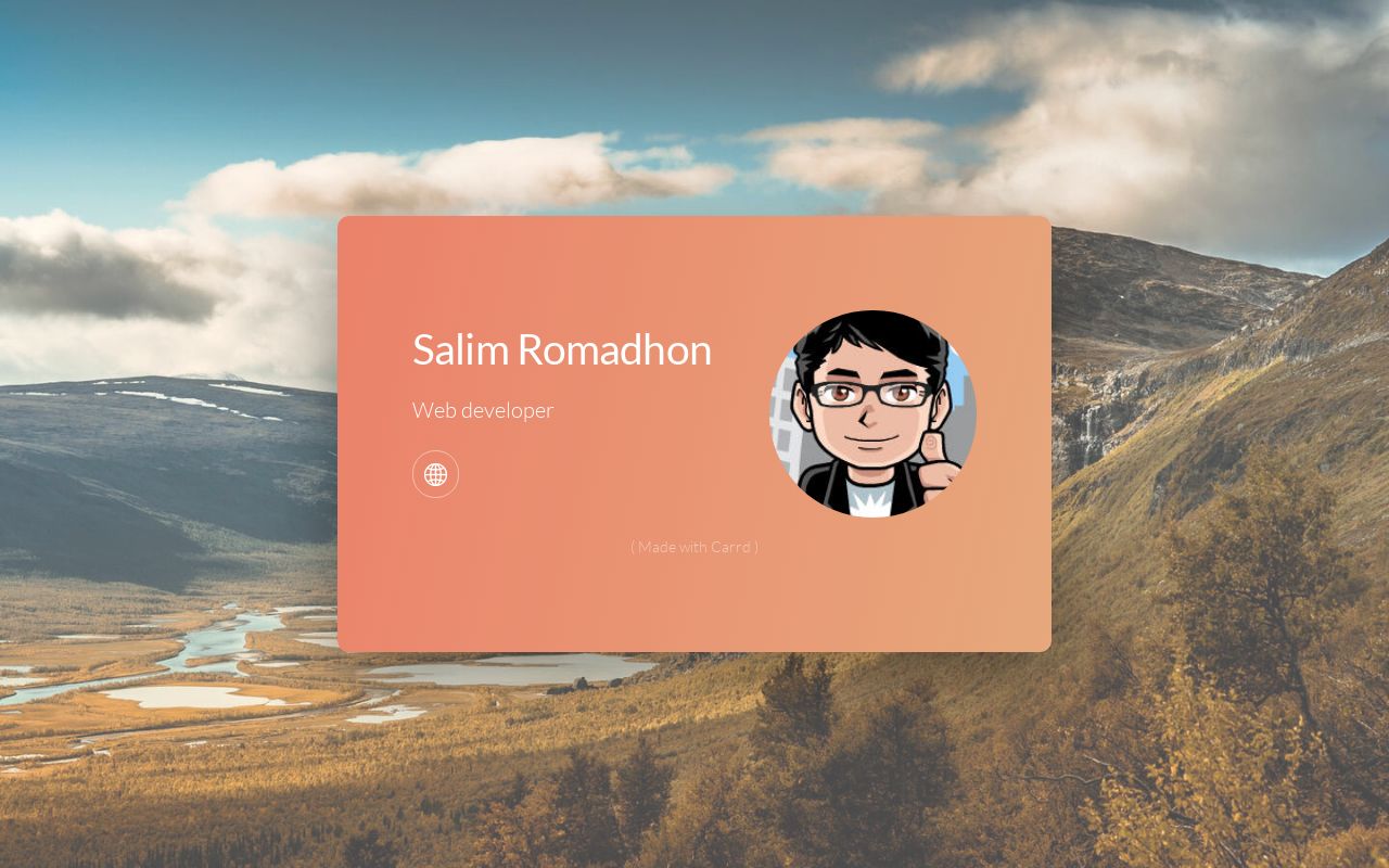 Carrd profile picture for @salim